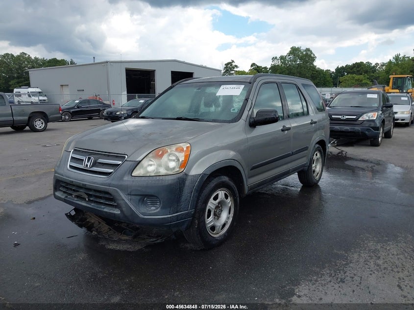 2005 Honda Cr-V Lx JHLRD68515C009314 photo 1