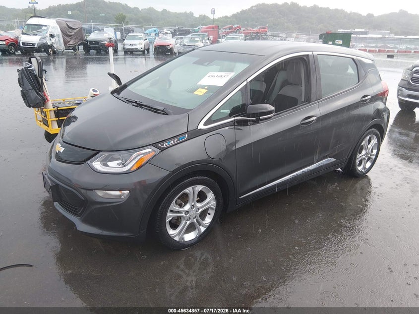 Vin: 1g1fy6s02k4126495, lot: 46133358, chevrolet bolt ev lt 20192