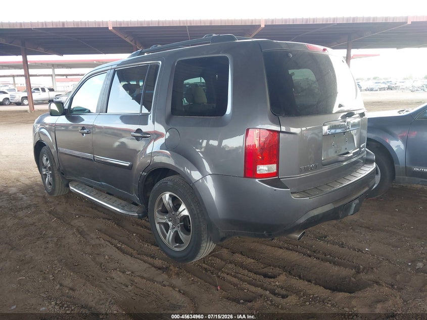 Vin: 5fnyf3h3xfb004858, lot: 46133461, honda pilot se 20153
