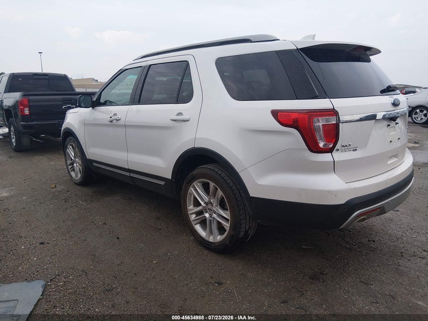Vin: 1fm5k7d85gga01280, lot: 46133489, ford explorer xlt 20163