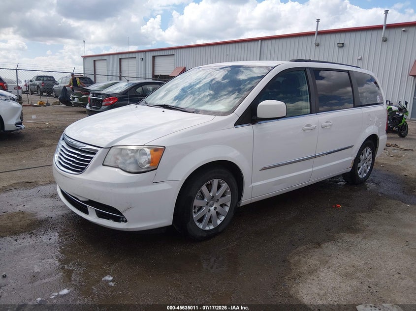 Vin: 2c4rc1bg0dr566444, lot: 46133512, chrysler town & country touring 20132