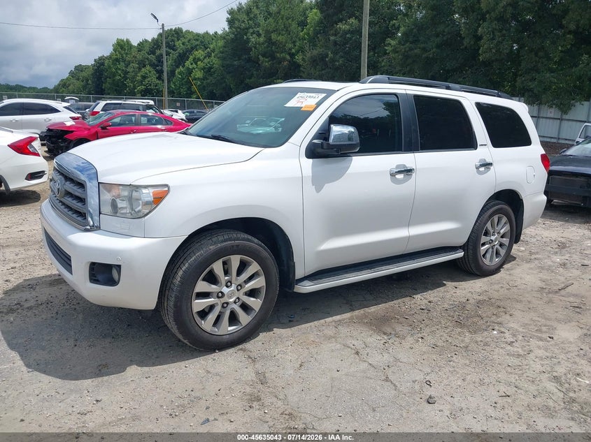 Vin: 5tdky5g15es054346, lot: 46133544, toyota sequoia limited/limited 5.7l v8 20142
