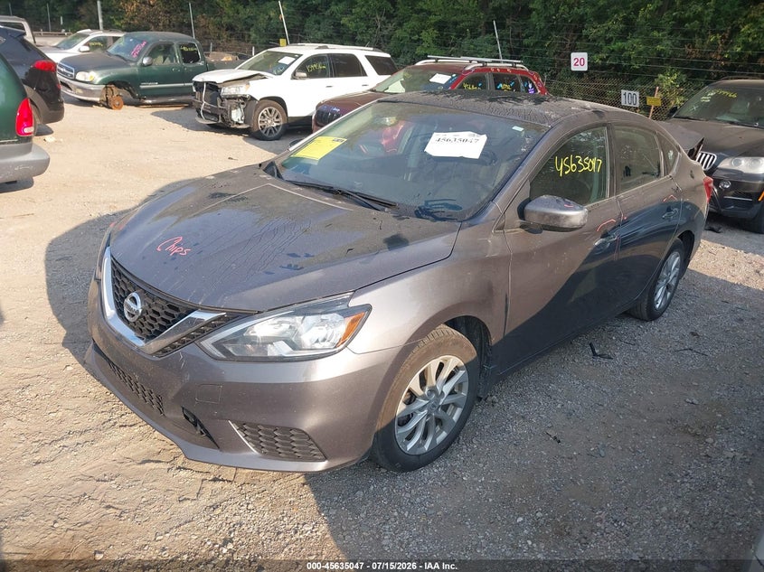2018 Nissan Sentra Sv, Rear, IAAI, VIN 3N1AB7AP6JY323000 — photo 2