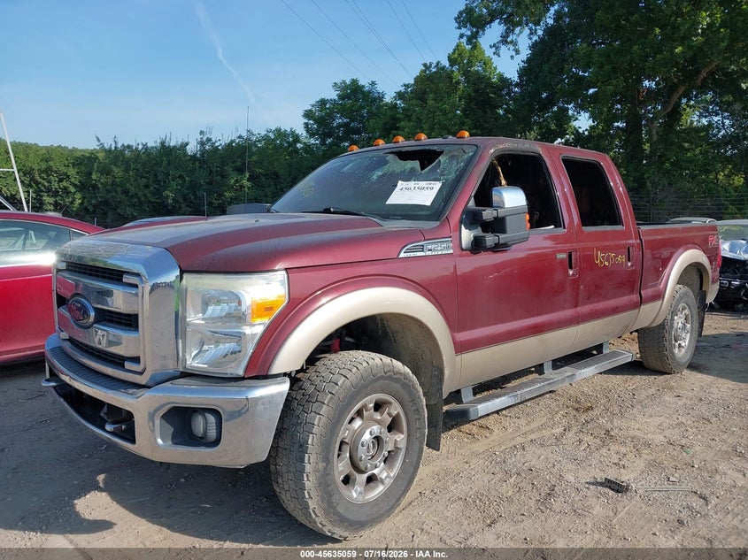 2012 Ford Super Duty F-250 Srw Lariat VIN: 1FT7W2B63CEB77479 Lot: 45635059