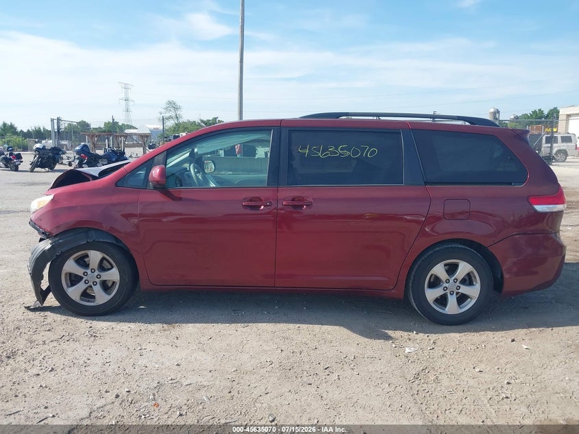 2011 Toyota Sienna Le V6 VIN: 5TDKK3DC1BS118728 Lot: 45635070