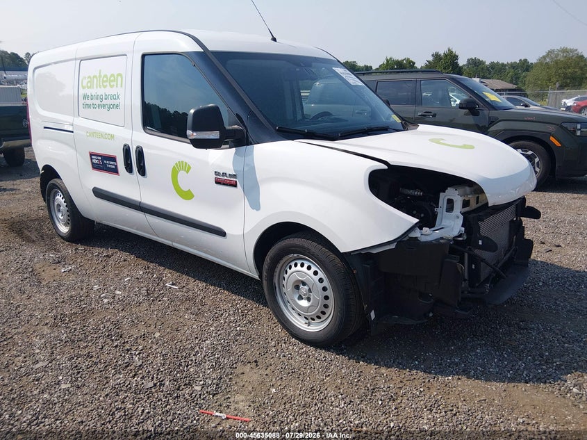 Vin: zfbhrfab7n6y74154, lot: 46133590, ram promaster city cargo van 2022 img_1