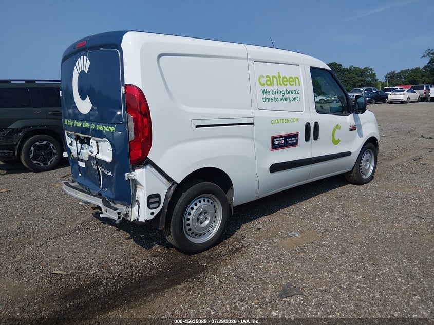 Vin: zfbhrfab7n6y74154, lot: 46133590, ram promaster city cargo van 20224