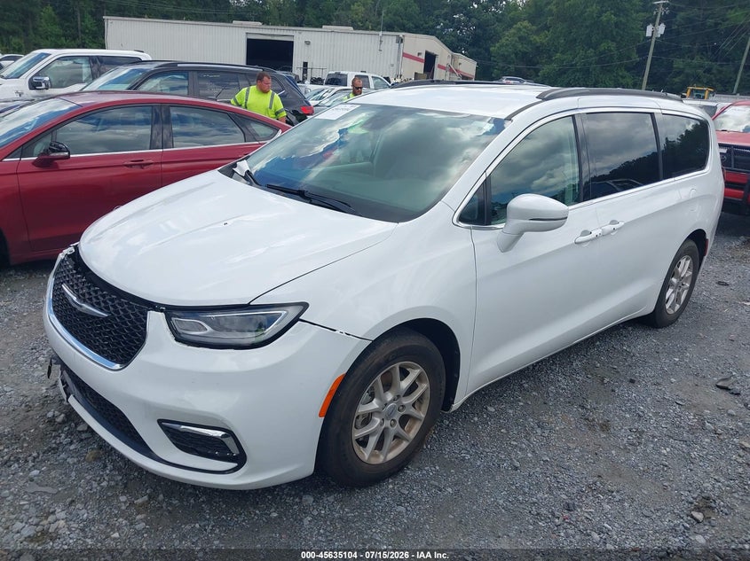 Vin: 2c4rc1bg6nr115665, lot: 46133605, chrysler pacifica touring l 20222