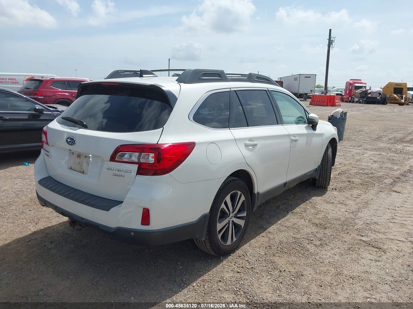 Vin: 4s4bsenc2h3236092, lot: 46133621, subaru outback 3.6r limited 20174