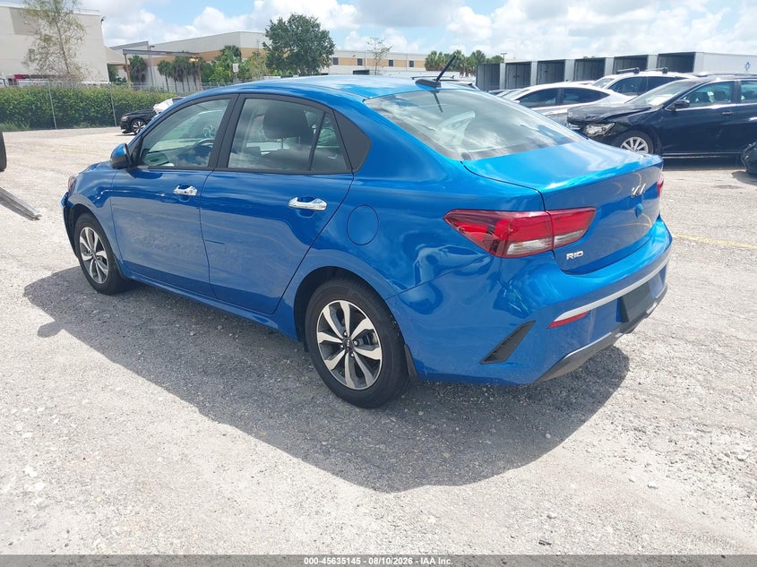 Vin: 3kpa24ad0pe612563, lot: 46133646, kia rio s 20233