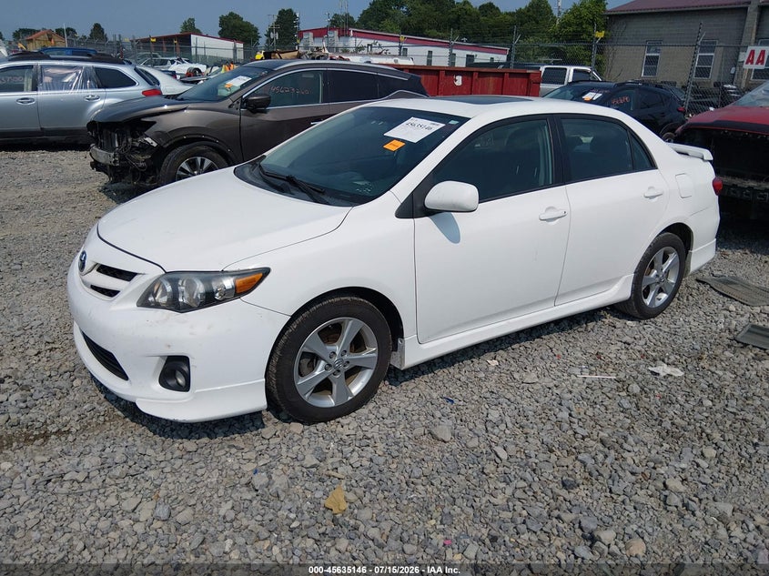 2012 Toyota Corolla, Правый зад, IAAI, VIN 2T1BU4EE9CC908904 — фото 2