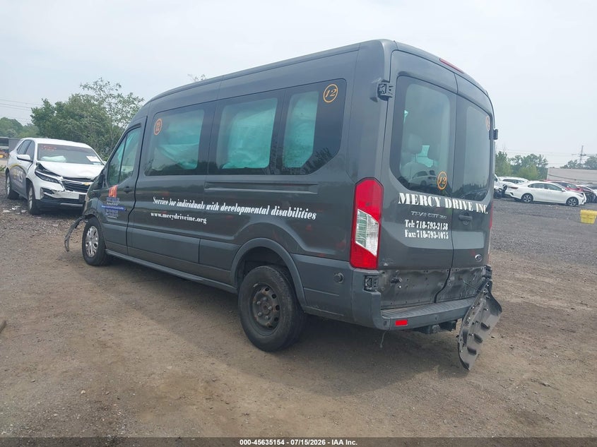 Vin: 1fbax2cm7gkb09309, lot: 46133655, ford transit-350 xl 20163