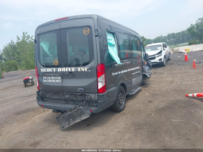 Vin: 1fbax2cm7gkb09309, lot: 46133655, ford transit-350 xl 20164