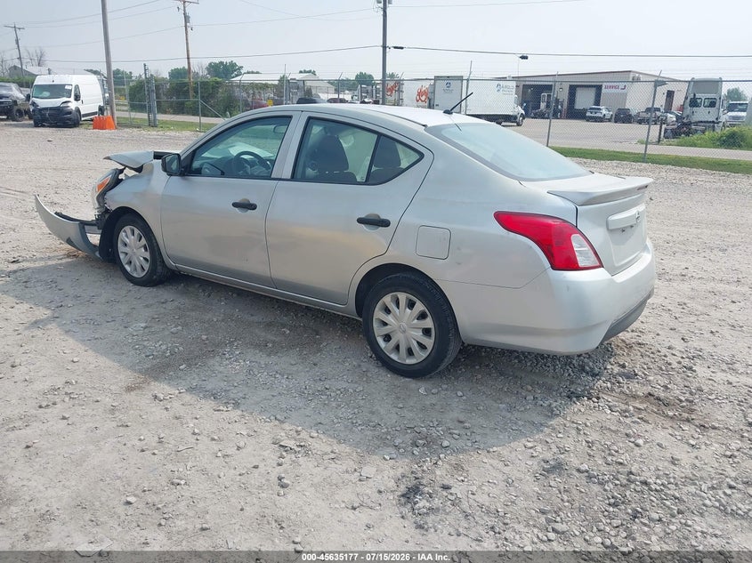 Vin: 3n1cn7ap6jl830024, lot: 46133678, nissan versa 1.6 s+ 20183