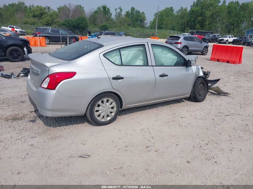 Vin: 3n1cn7ap6jl830024, lot: 46133678, nissan versa 1.6 s+ 20184
