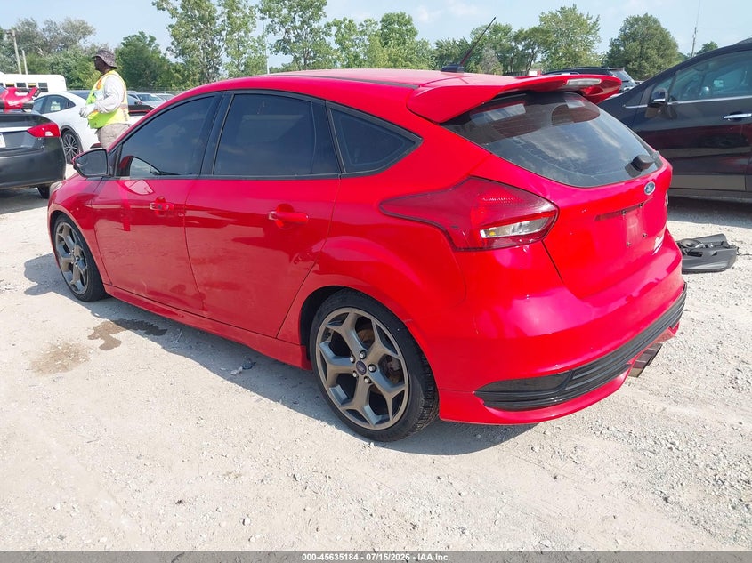 Vin: 1fadp3l90hl284545, lot: 46133685, ford focus st 20173