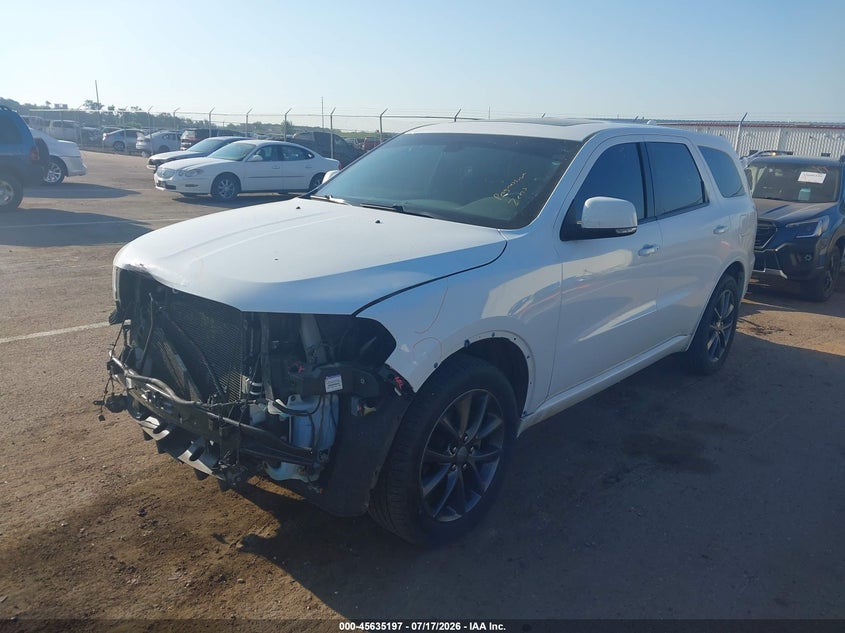 Vin: 1c4rdjdg8jc242270, lot: 46133698, dodge durango gt 20182