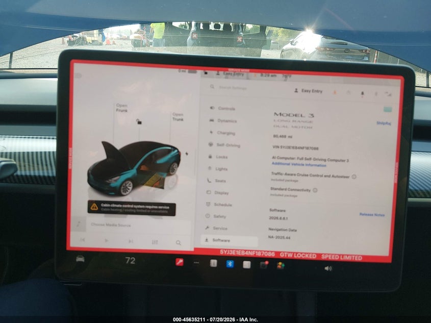 2022 Tesla Model 3 Long Range Dual Motor All-Wheel Drive VIN: 5YJ3E1EB4NF187086 Lot: 45635211