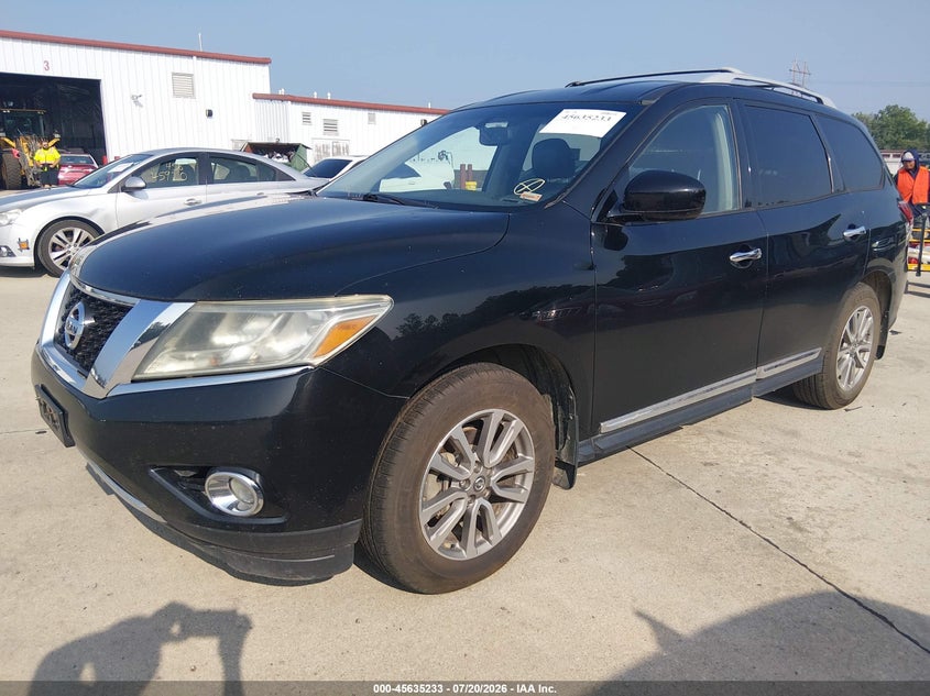 2014 NISSAN PATHFINDER auction photo 2