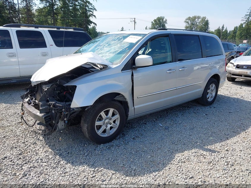 Vin: 2a4rr5d1xar243572, lot: 46133746, chrysler town & country touring 20102
