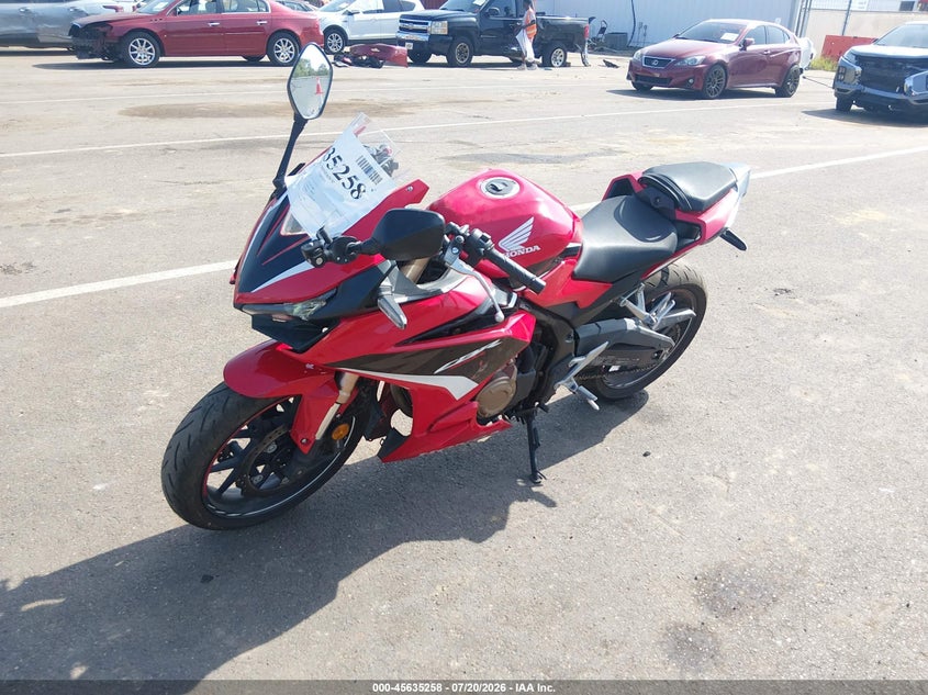 2022 HONDA CBR500 auction photo 2