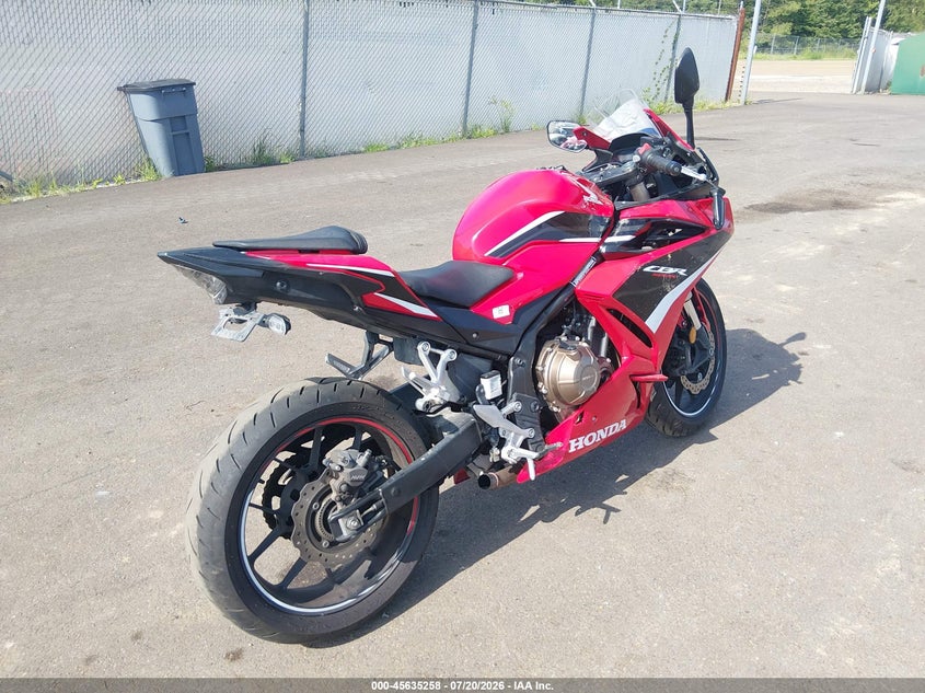 2022 HONDA CBR500 auction photo 4