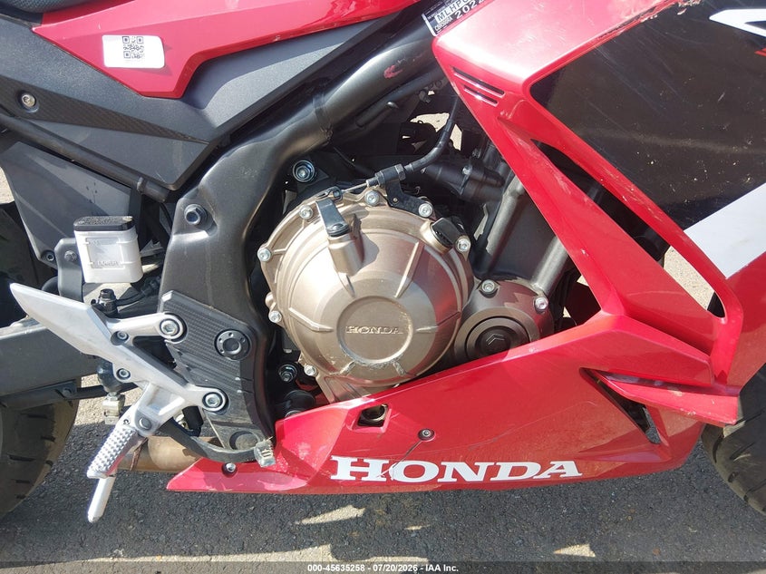 2022 HONDA CBR500 auction photo 8