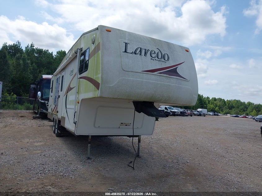 2005 KEYSTONE TRAVEL TRLR auction photo 1