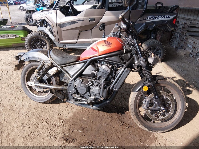 2025 Honda Cmx1100 D3 VIN: JH2SC87M3SK000922 Lot: 45635301