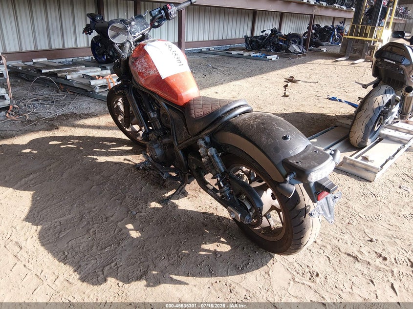 2025 Honda Cmx1100 D3 VIN: JH2SC87M3SK000922 Lot: 45635301