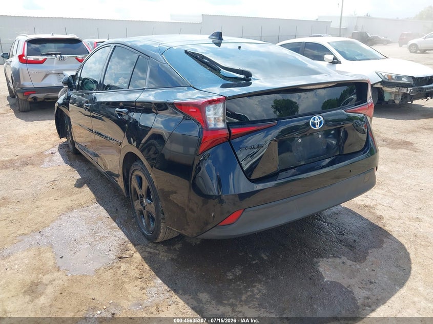 2022 TOYOTA PRIUS auction photo 3