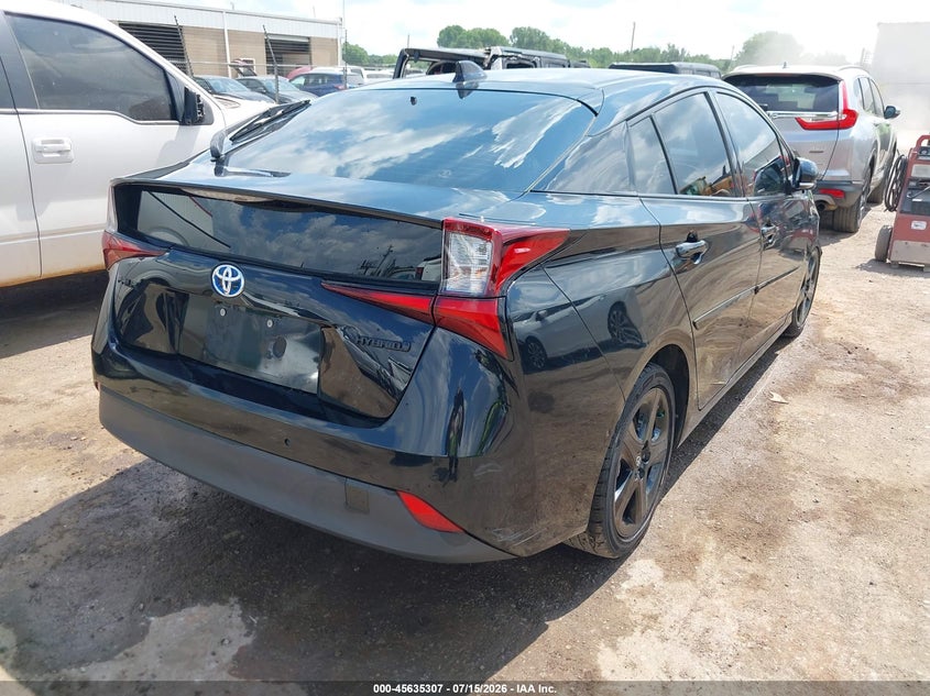 2022 TOYOTA PRIUS auction photo 4
