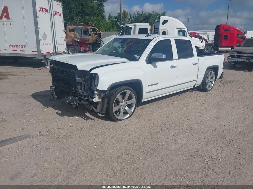 Vin: 3gtp1nec6hg221752, lot: 46133834, gmc sierra 1500 slt 20172