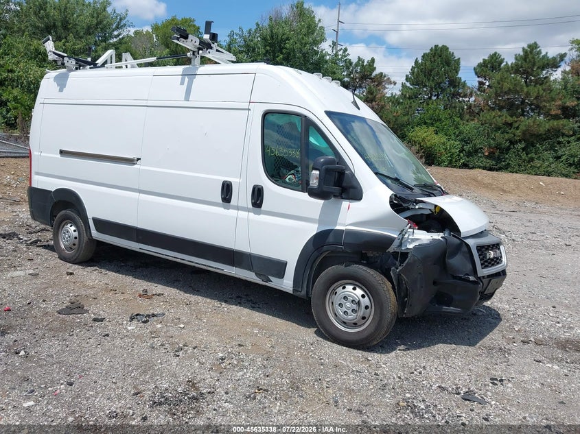 Vin: 3c6lrvdgxne107618, lot: 46133839, ram promaster 2500 high roof 159 wb 2022 img_1