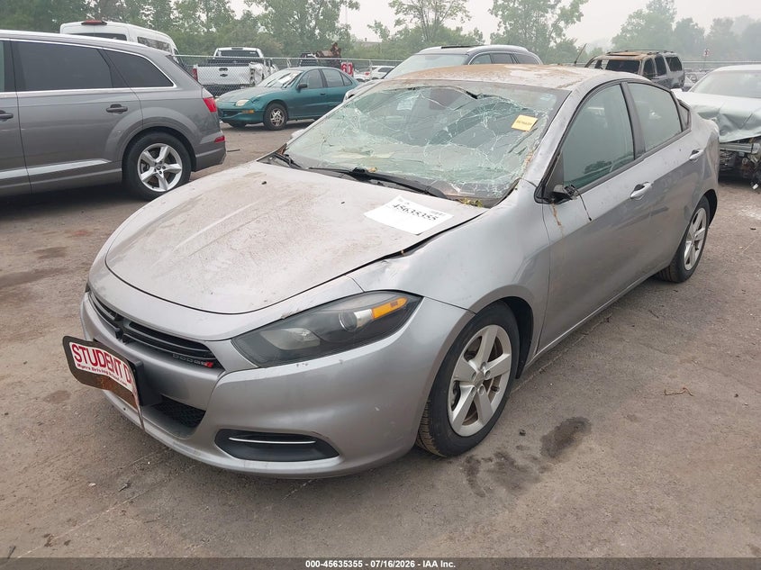 2015 Dodge Dart Sxt VIN: 1C3CDFBBXFD278137 Lot: 45635355