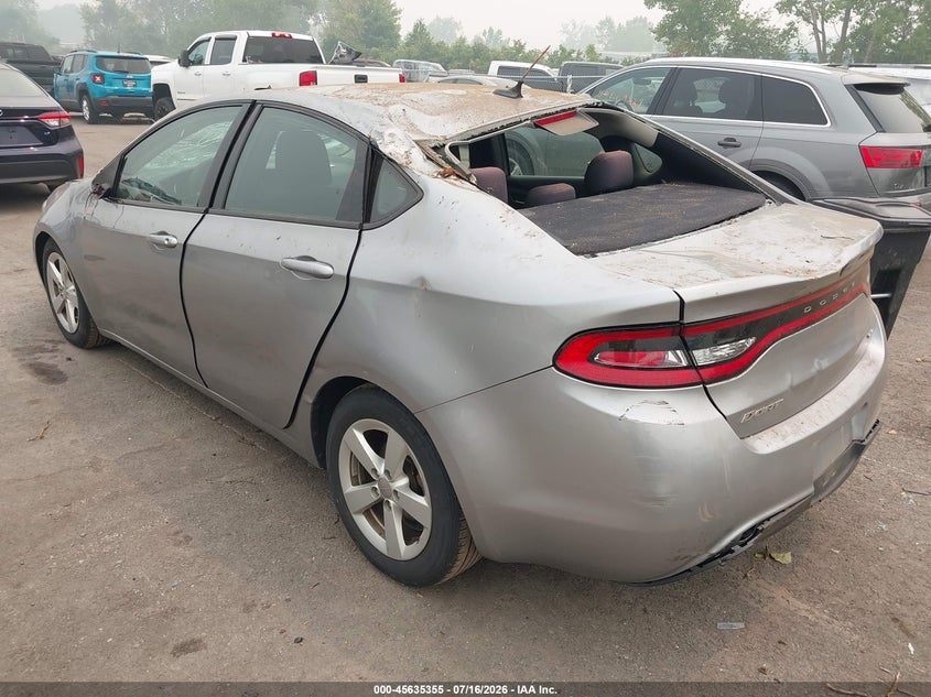 2015 Dodge Dart Sxt VIN: 1C3CDFBBXFD278137 Lot: 45635355