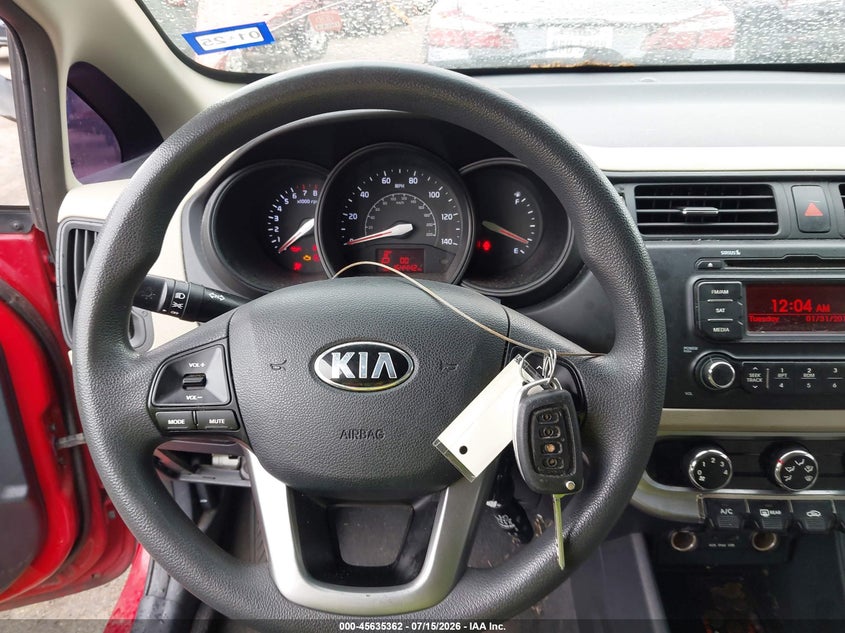 2013 Kia Rio Lx VIN: KNADM5A37D6177852 Lot: 45635362