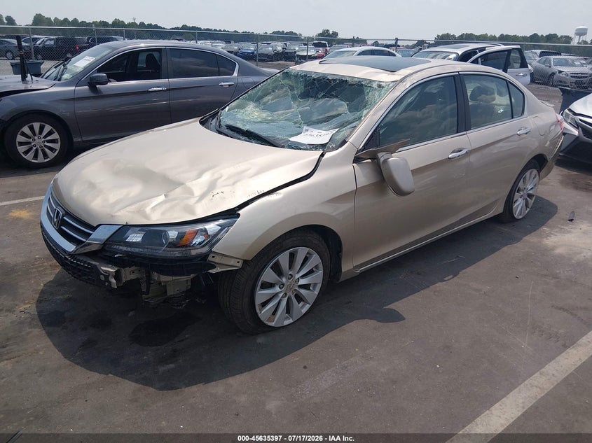 2014 Honda Accord, Перекидання, IAAI, VIN 1HGCR2F88EA230755 — фото 2
