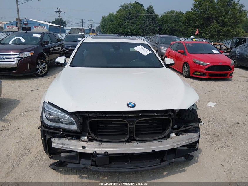 2015 BMW 750Li xDrive VIN: WBAYF8C51FD655287 Lot: 45635398
