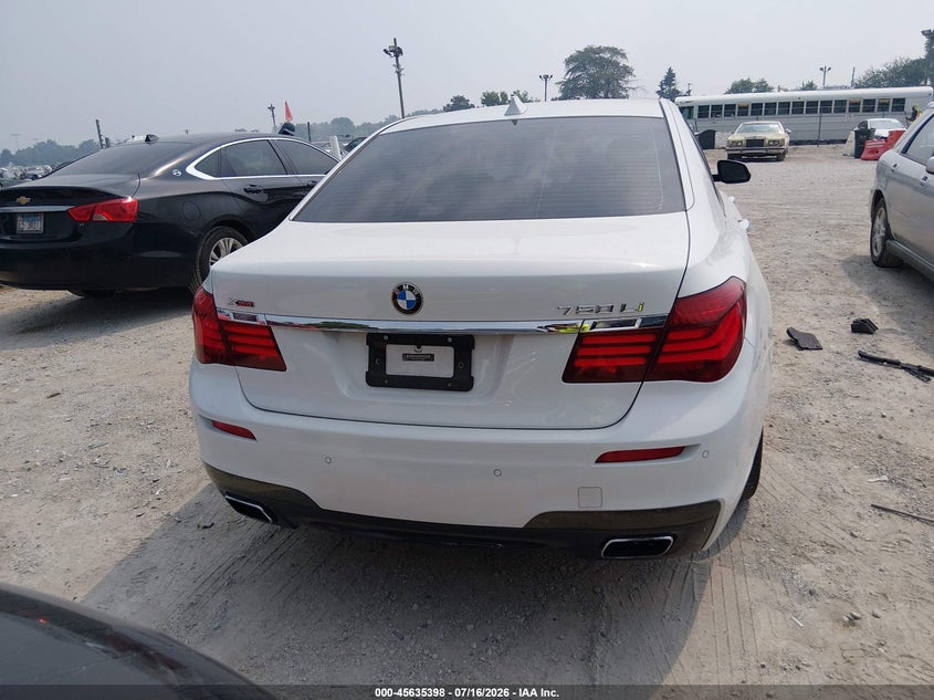2015 BMW 750Li xDrive VIN: WBAYF8C51FD655287 Lot: 45635398
