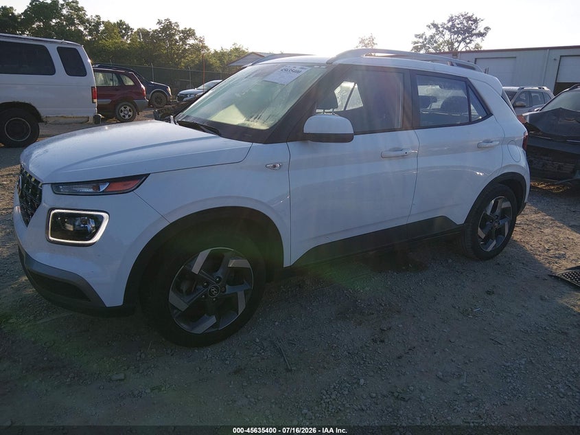 2021 Hyundai Venue Sel VIN: KMHRC8A30MU127282 Lot: 45635400