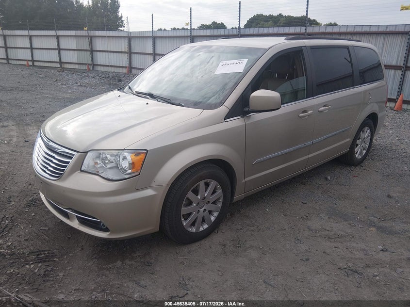 Vin: 2c4rc1bg6gr294082, lot: 46133906, chrysler town & country touring 20162