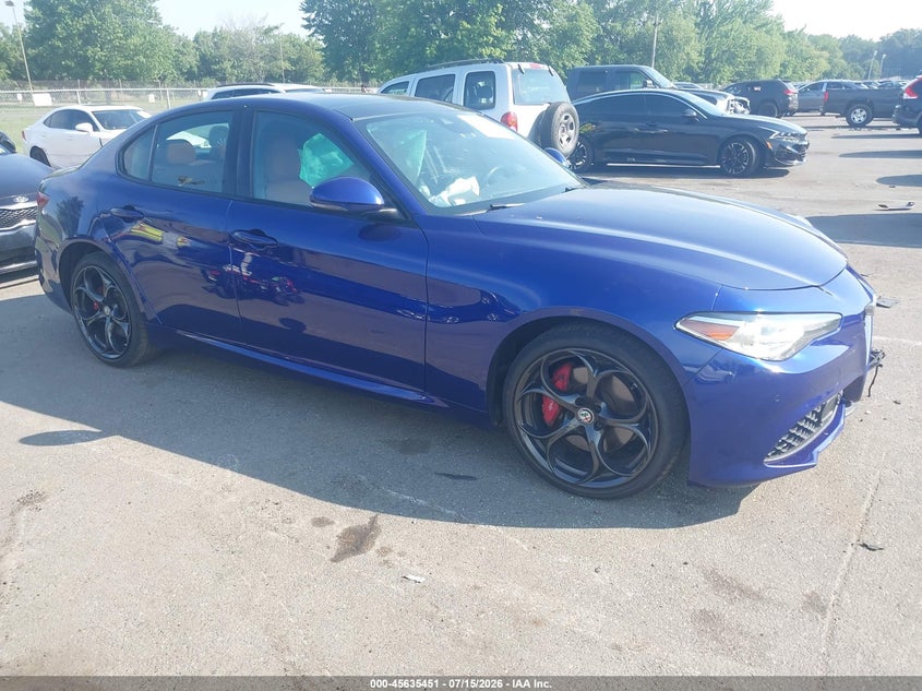 2020 Alfa Romeo Giulia Ti Sport Awd, Front, IAAI, VIN ZARFANBN1L7634853
