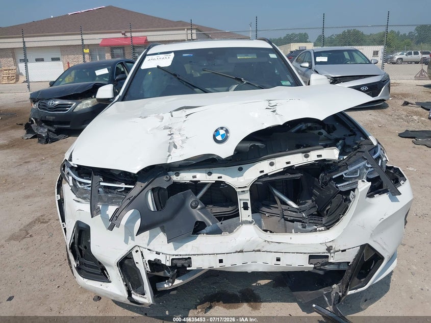 2022 BMW X3 xDrive30I VIN: 5UX53DP06N9J94450 Lot: 45635453