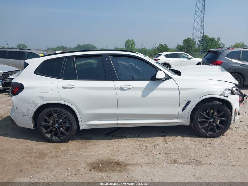 2022 BMW X3 xDrive30I VIN: 5UX53DP06N9J94450 Lot: 45635453