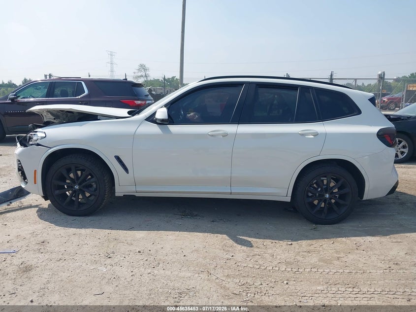2022 BMW X3 xDrive30I VIN: 5UX53DP06N9J94450 Lot: 45635453