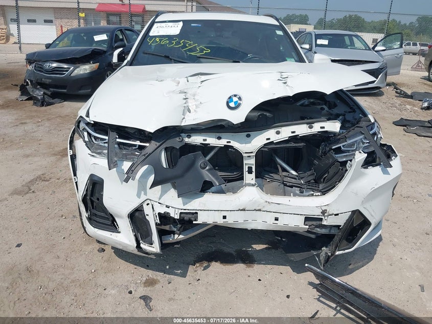 2022 BMW X3 xDrive30I VIN: 5UX53DP06N9J94450 Lot: 45635453