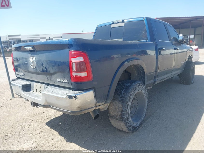 Vin: 3c6ur5fl2kg553955, lot: 46133976, ram 2500 laramie  4x4 6'4 box 20194