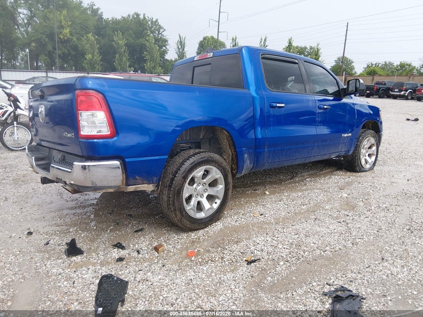 Vin: 1c6srfft5kn646005, lot: 46133986, ram 1500 big horn/lone star  4x4 5'7 box 20194
