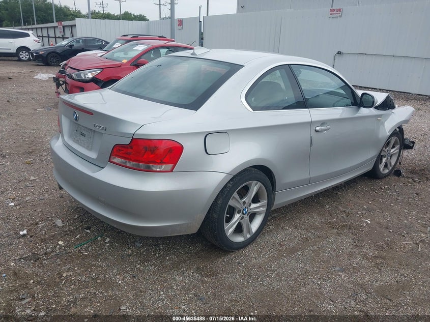 Vin: wbaup7c5xdvp24376, lot: 46133989, bmw 128i 20134
